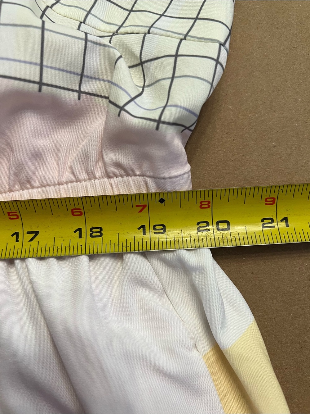 BloomChic Patchwork Pink & Yellow Tiered Sleeveless Sundress. Size 18/20 - Picture 9 of 10